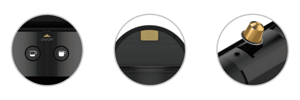 Hotel coffee machine START compatible with Nespresso style coffee capsules