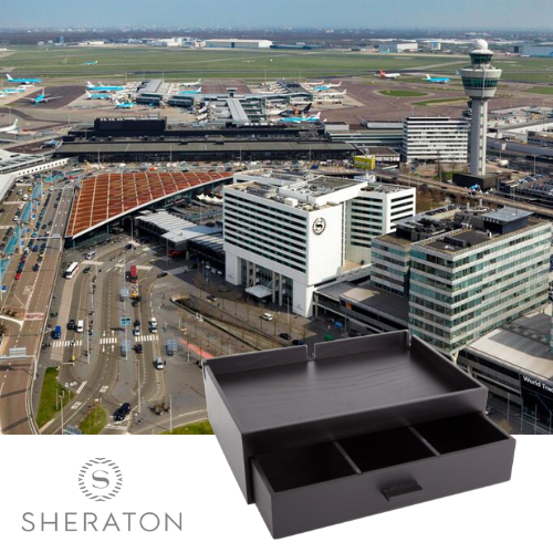 Sheraton Amsterdam Airport has chosen for different kinds of hotel room products from B-TRAY