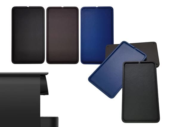 Bespoke coffee machine tray in different colour options