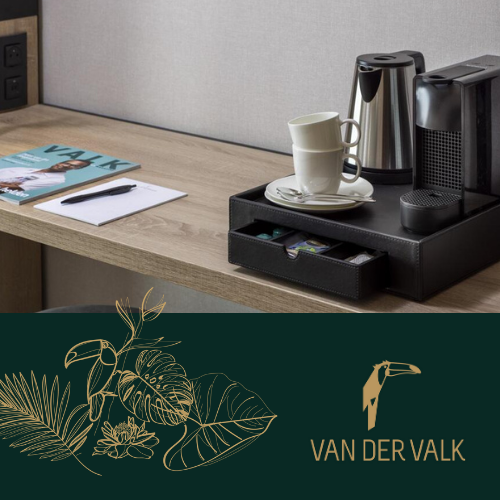 Van der Valk hotel Gent has chosen for the SPACE hospitality tray from B-TRAY