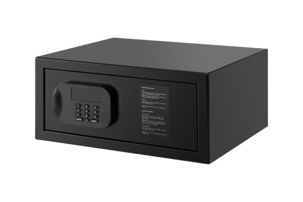 Hotel safe black steel