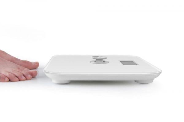 White weighing scale without batteries