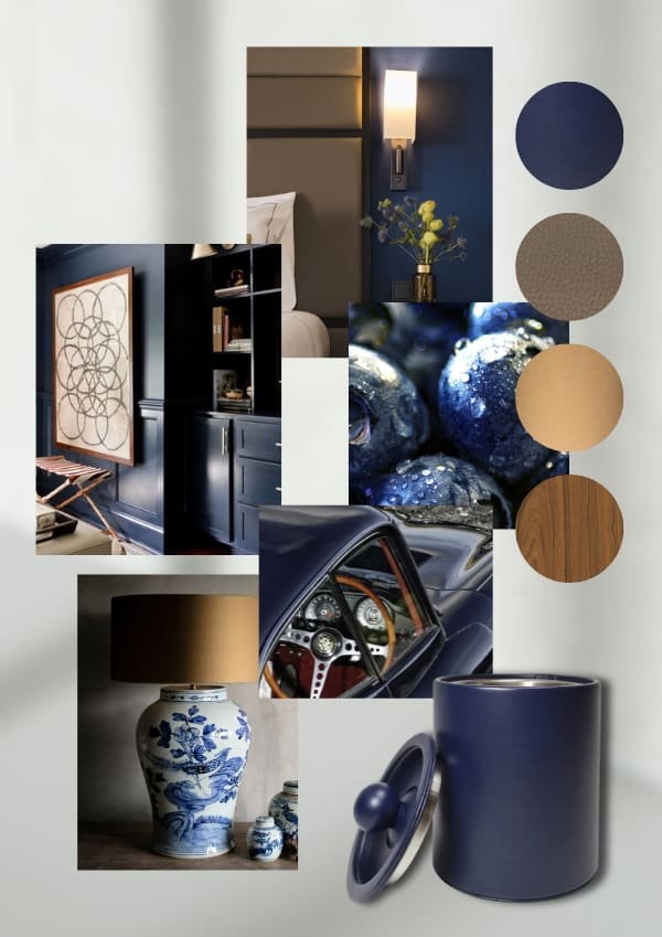 Moodboard interior hotel room