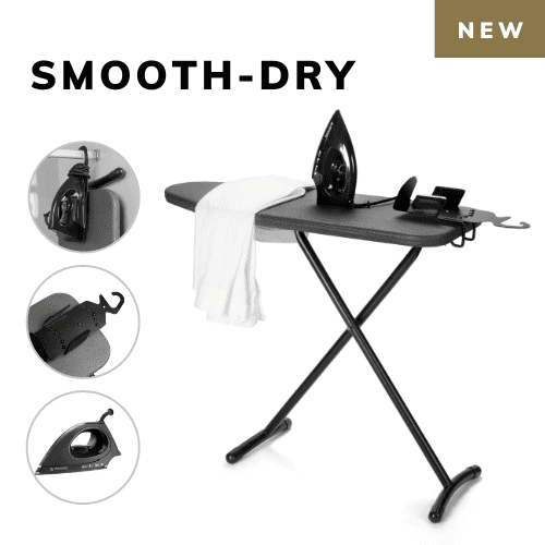 Ironing centre SMOOTH with dry iron from B-TRAY hotel supplies