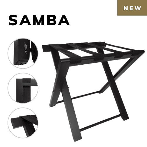 B-TRAY introduced a new budget-friendly luggage rack for hotels