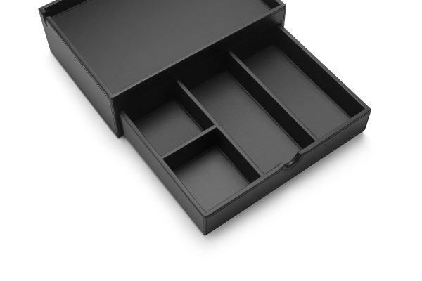 SMART Hospitality Tray - Faux Leather (Black or Warm Beige) - Image 5