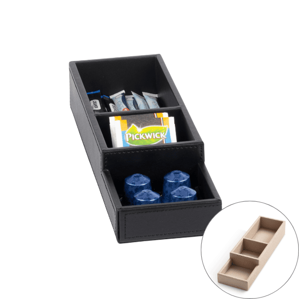 SNAP Condiment Box (Black or Warm Beige)