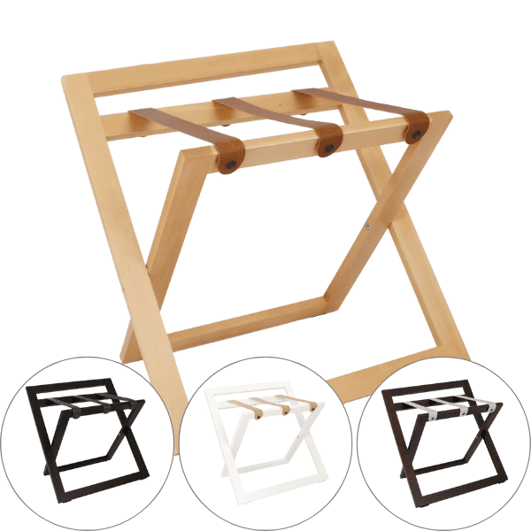 STAND+ Wooden Luggage Rack (Colour Options)